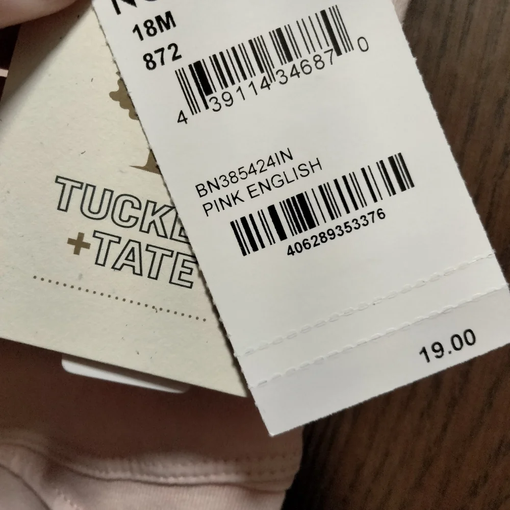 NWT Baby Girls Tucker + Tate Pink Moto Leggings